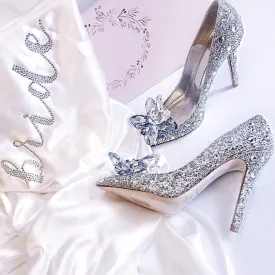 21 ELLA Rhinestone High Heels