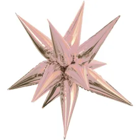 27" Rose Gold Star Mylar Balloon