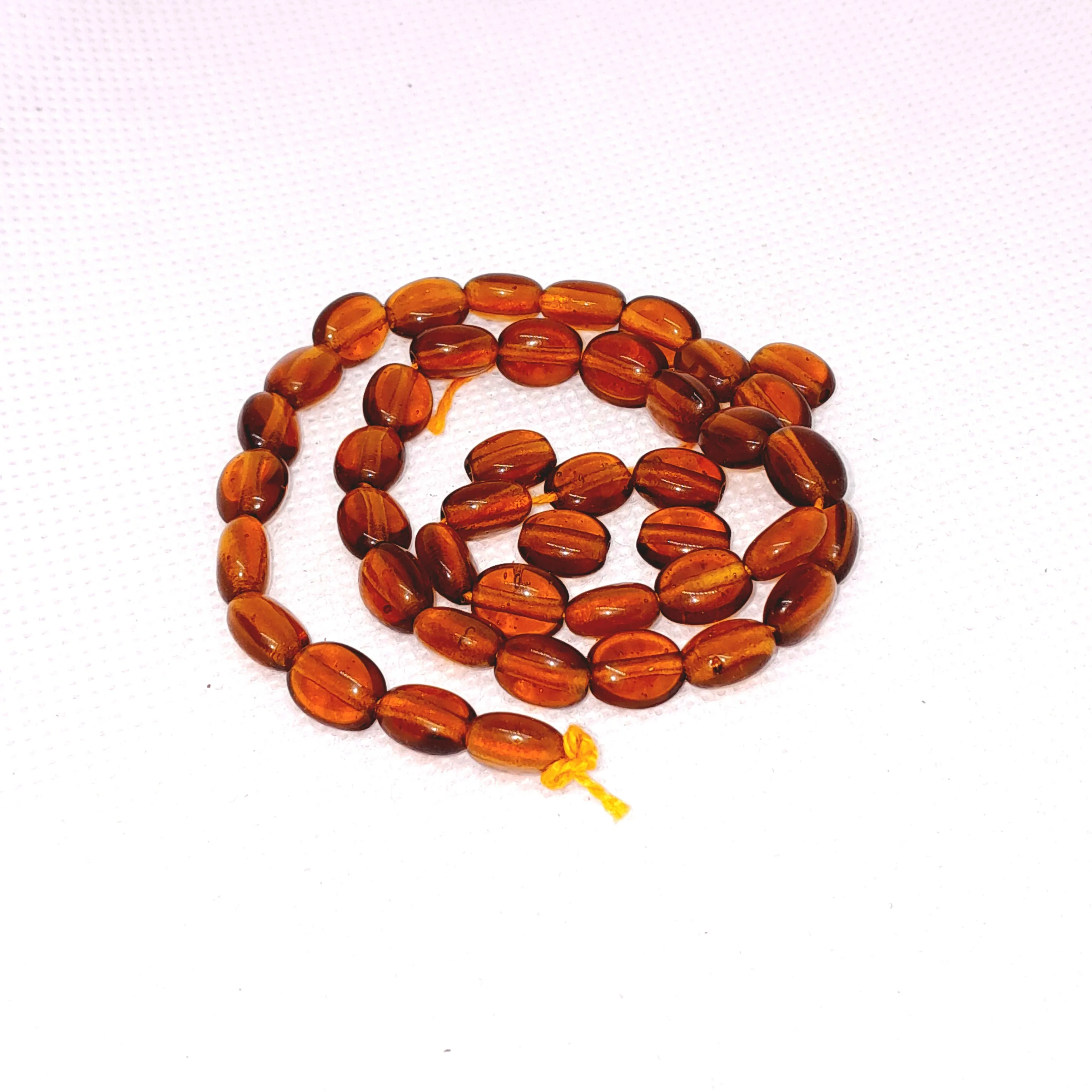 Acrylic Flat Beads Transparent