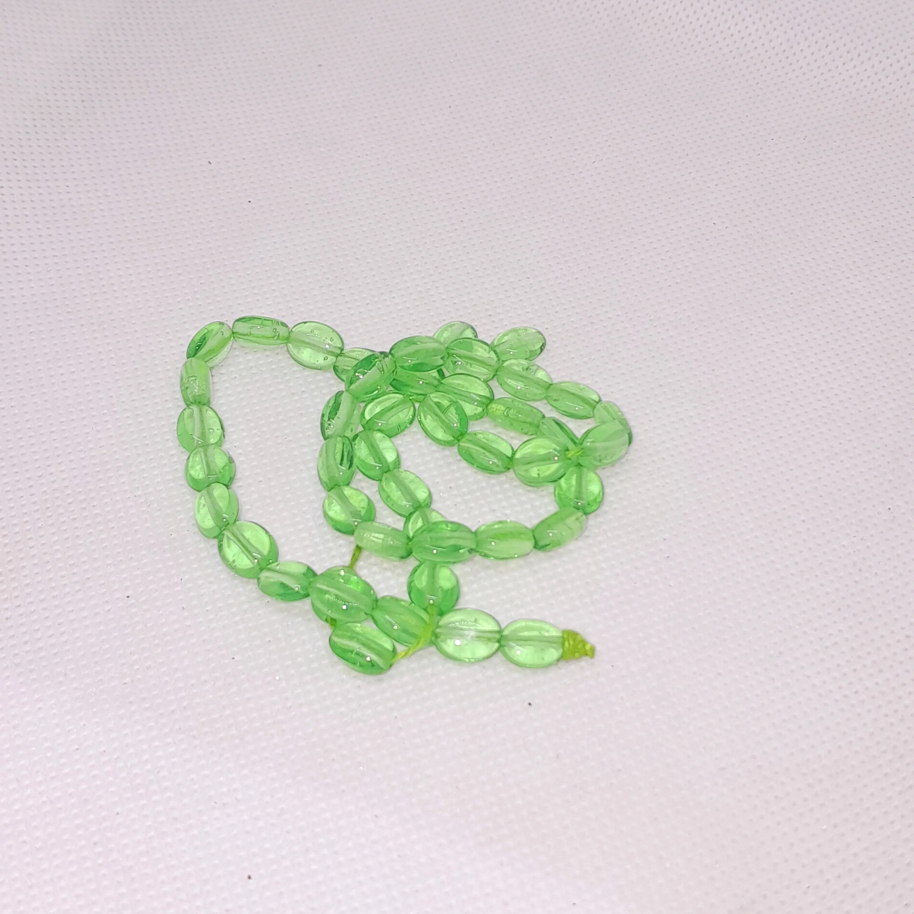 Acrylic Flat Beads Transparent