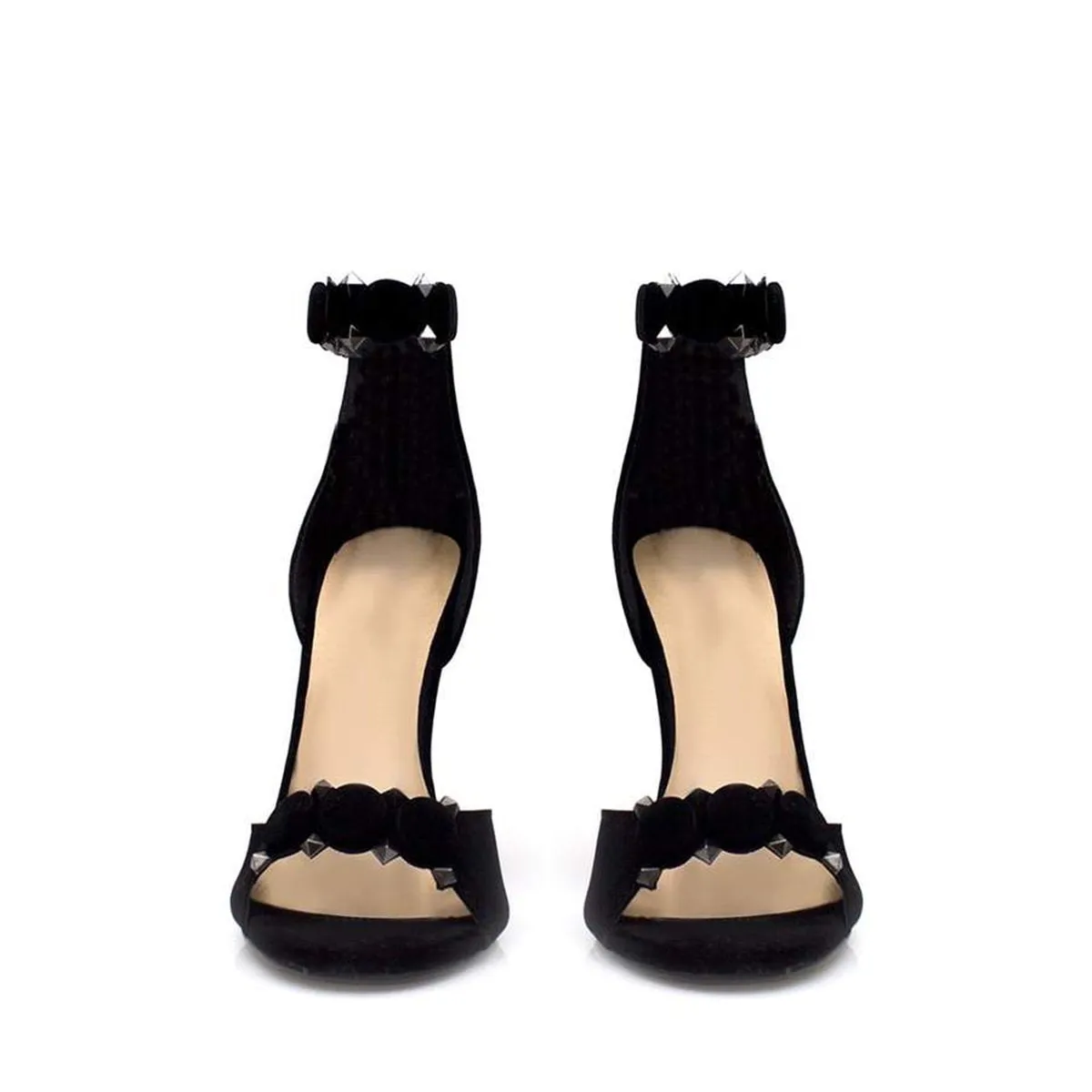 ANGELINA High Button Trim Ankle Strap