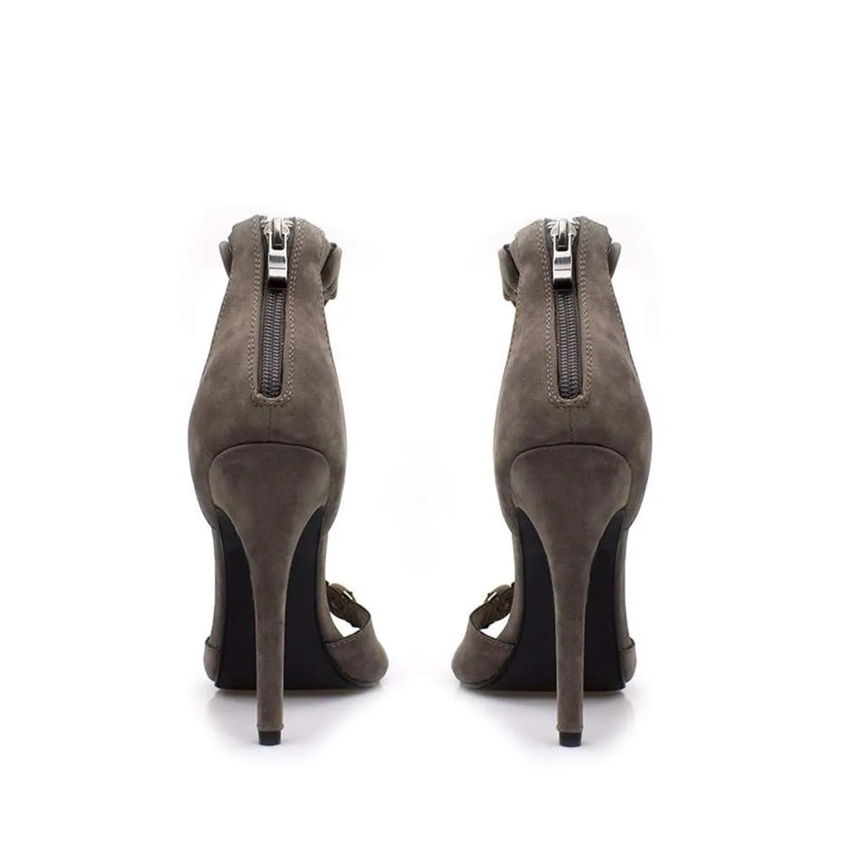 ANGELINA High Button Trim Ankle Strap