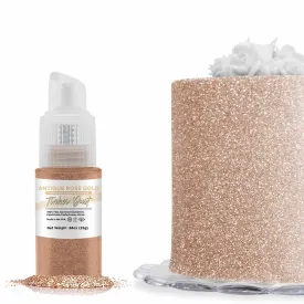 Antique Rose Gold Edible Glitter Spray 25g Pump | Tinker Dust®