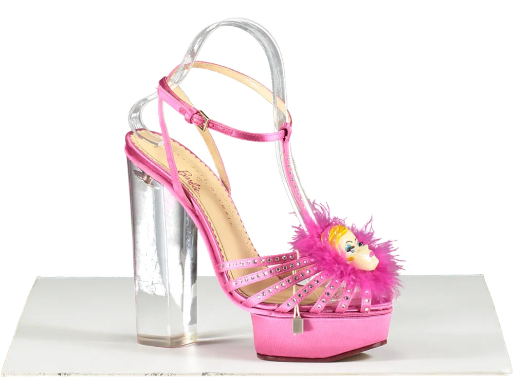 Charlotte Olympia Pink Barbie Girl Platform Heels UK 5 EU 38 👠