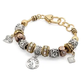 Charm Bracelet Initial T
