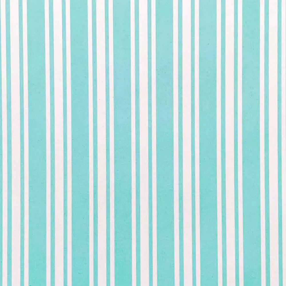 Classic Stripe Paper in Duck Egg