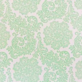 Josie Linen Damask Paper in Mint
