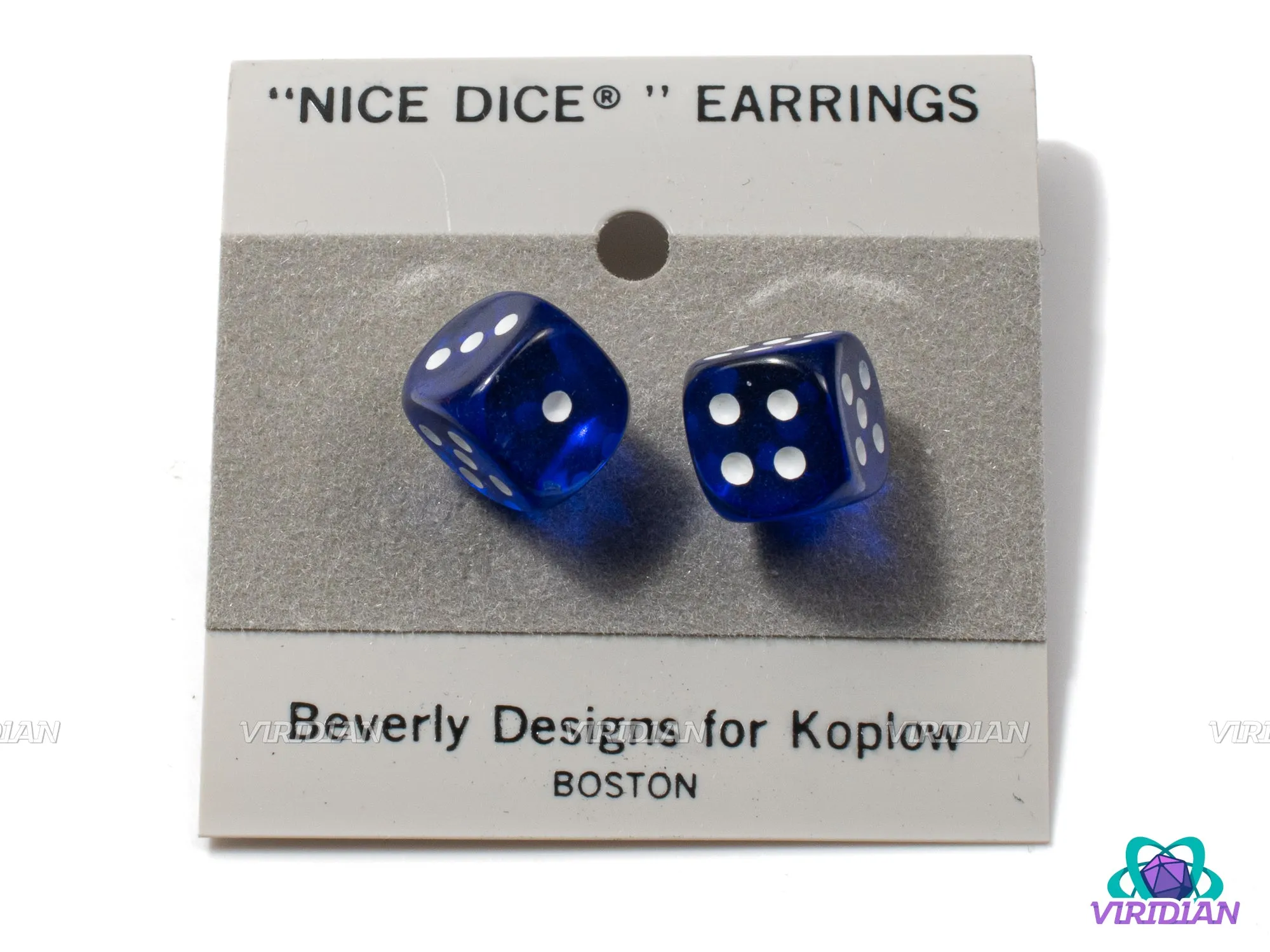Pipped Mini D6 Post/Stud Earrings (10mm) | "Nice Dice" Ear Decor | Dice Jewelry