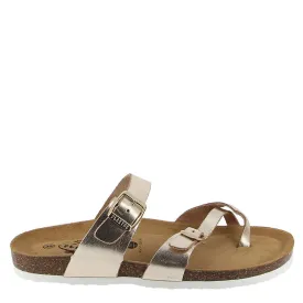 Plakton 181032 Gold Metallic Sandals