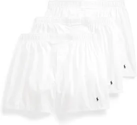 POLO RALPH LAUREN Men's Classic Fit Cotton Woven Boxers 3-Pack