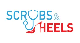 Scrubs & Heels Logo - Custom Embroidery