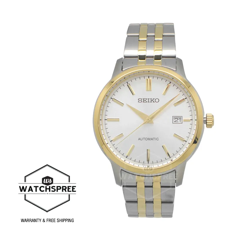 Seiko Automatic Two-Tone Stainless Steel Band Watch SRPH92K1
