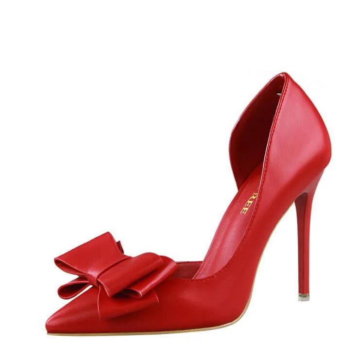 Sweet Ribbon High Heels Shoes