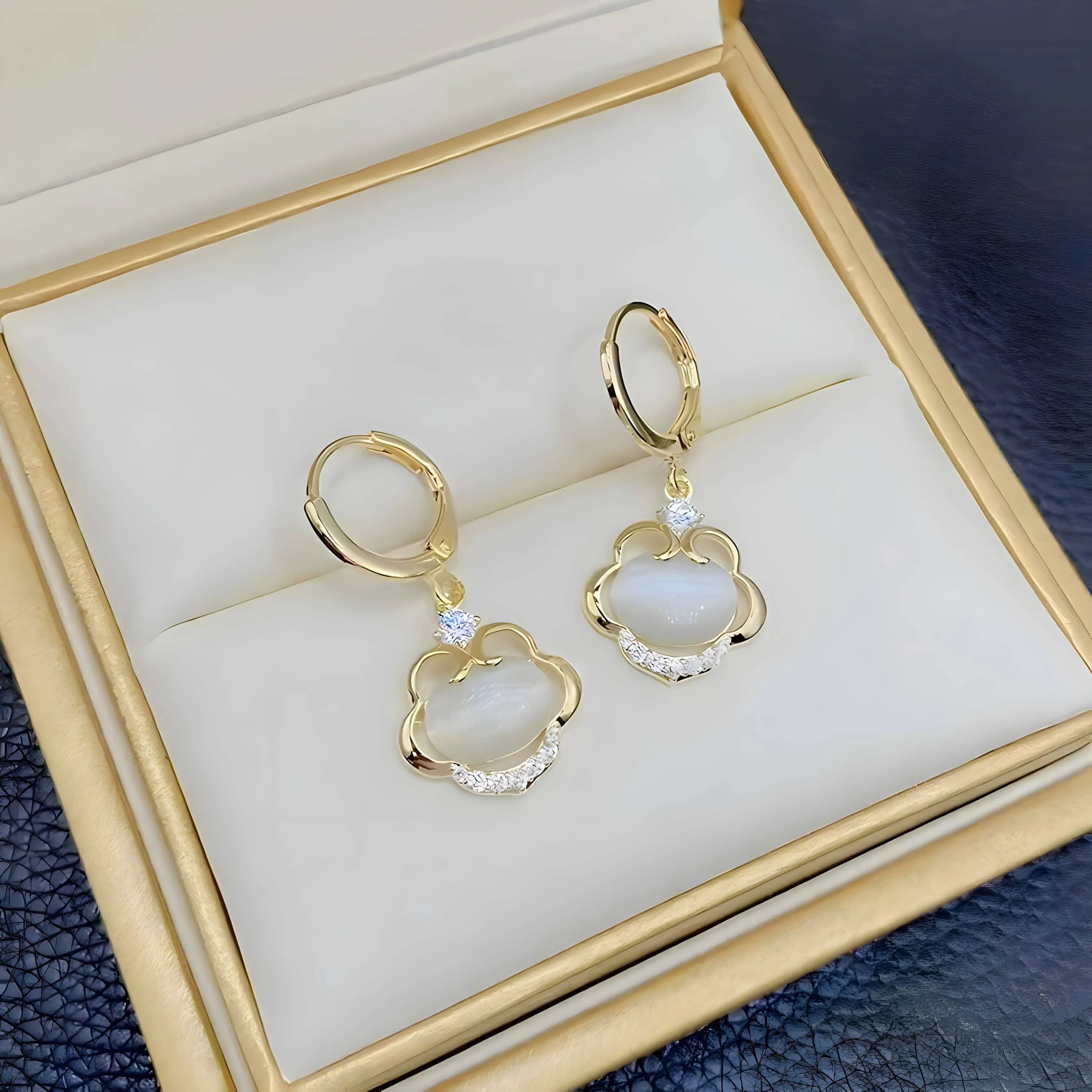 The Opal Drop Earrings