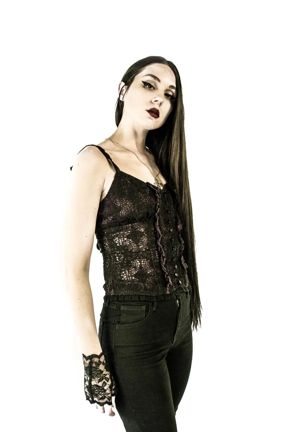 Vintage Blacklist Lace Cami