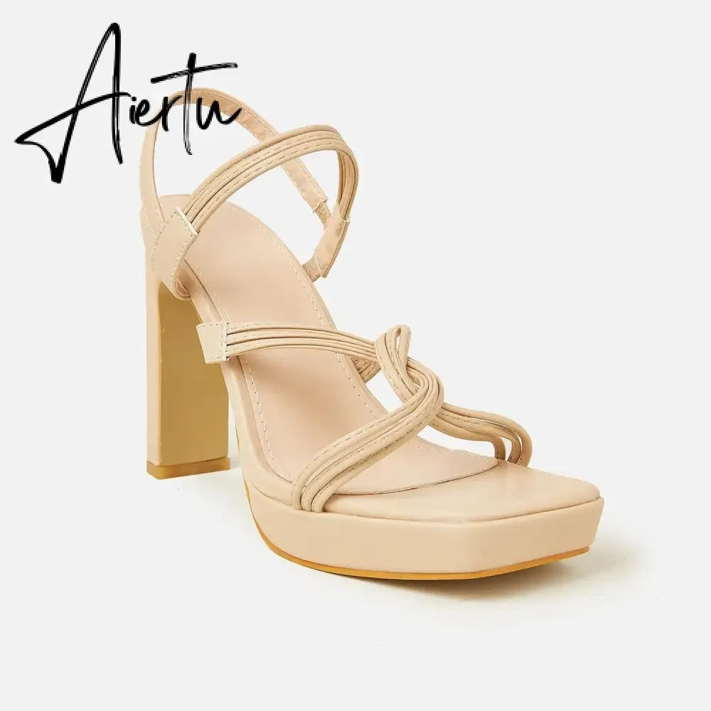 Women Ankle Strap Heel Sandals