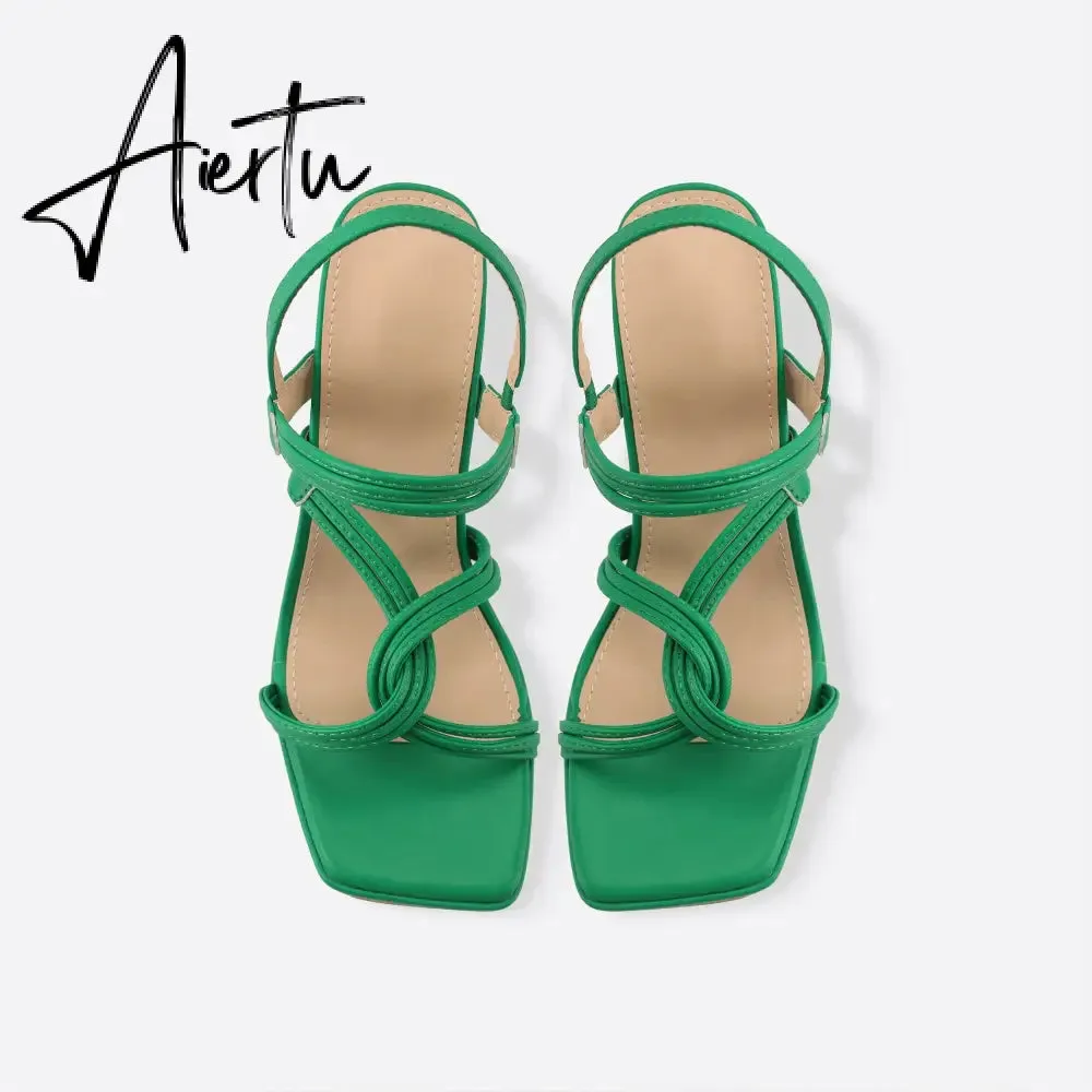 Women Ankle Strap Heel Sandals