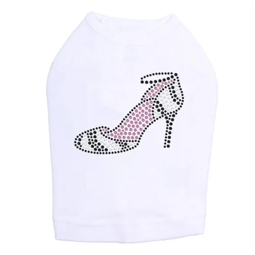 Zebra High Heels Rhinestone Tank- Many Colors