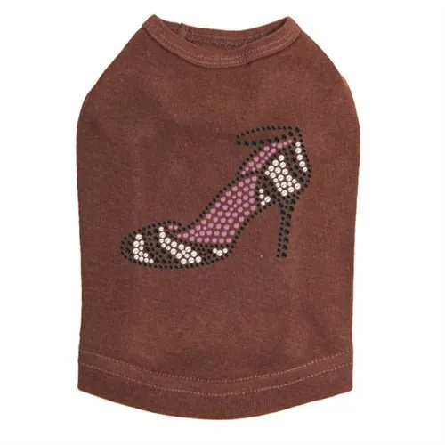 Zebra High Heels Rhinestone Tank- Many Colors