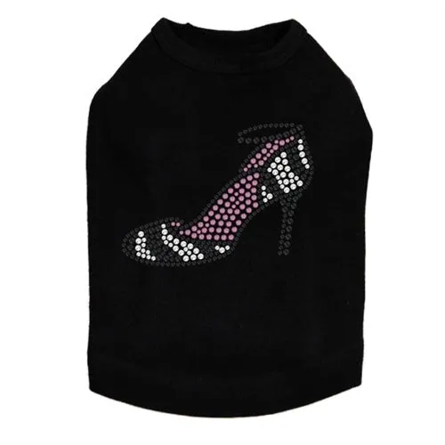 Zebra High Heels Rhinestone Tank- Many Colors