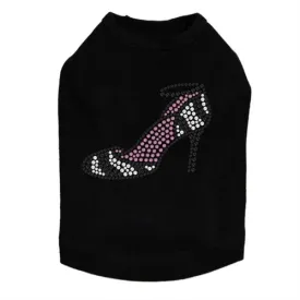 Zebra High Heels Rhinestone Tank- Many Colors